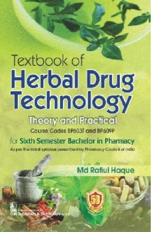 Textbook Of Herbal Drug Technology Theory And Practical (PB)